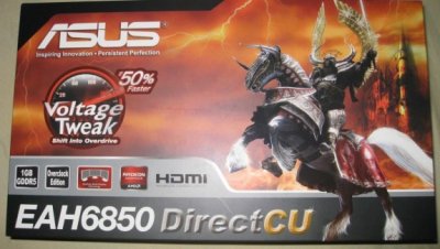 ASUS Radeon HD 6850 DirectCU: характеристики и фото