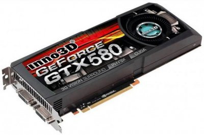 Видеокарта Inno3D GeForce GTX 580: красотка на фото