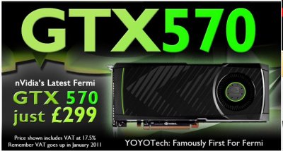 Видеокарта GeForce GTX 570 – известна стоимость?