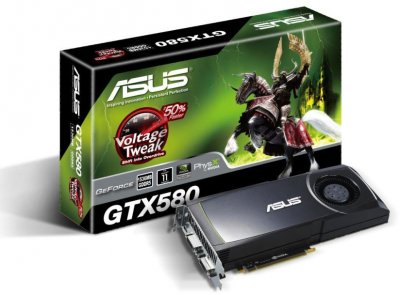 ASUS GeForce GTX 580 и 570 – новые видеокарты