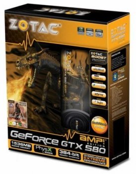 GeForce GTX 580 AMP! Edition: новая видеокарта Zotac