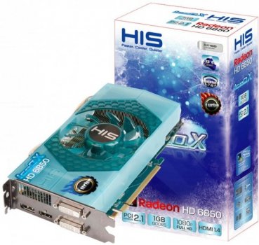 Две quot;ледяныеquot; Radeon HD 6850 представила HIS