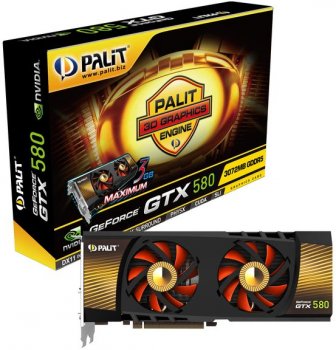 Palit GTX 580 3GB – видеокарта с большой памятью