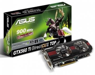 ASUS подготовила GeForce GTX 560 Ti с кулером DirectCU II