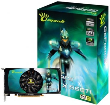 Manli GeForce GTX 560 Ti – еще одна новинка