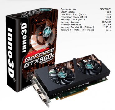 Inno3D GeForce GTX 560 Ti OC – еще одна видеокарта