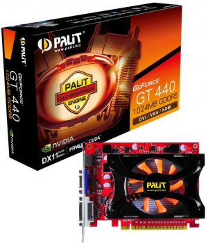 Palit GeForce GT 440 – доступная видеокарта