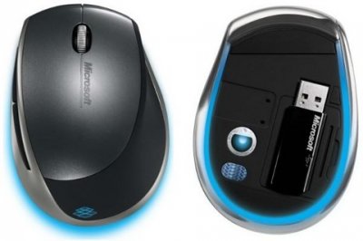 Microsoft представила мышь Blue Track с синим светодиодом