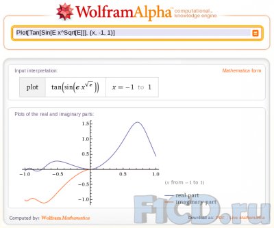 Wolfram Alpha: новый поисковик с новыми возможностями
