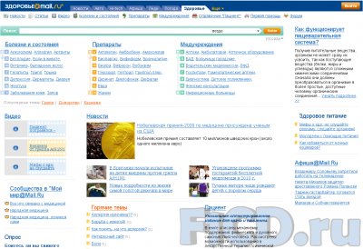Здоровье@Mail.Ru – новый проект
