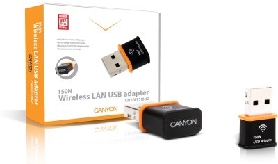 Canyon CNP-WF518N2 – мини-адаптер WiFi