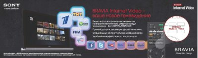 BRAVIA Internet Video – интернет-видео на экране телевизора