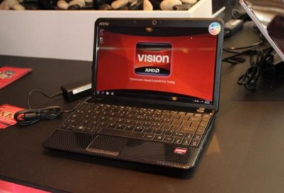 MSI Wind U250 – тонкий ноутбук с новой начинкой AMD