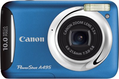 Canon PowerShot A495 и A490 – новые фотокамеры