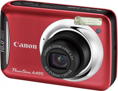 Canon PowerShot A495 и A490 – новые фотокамеры