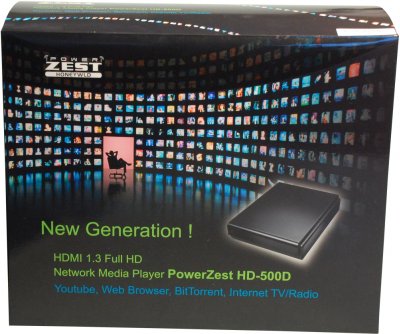 PowerZest HD-500 – сетевой медиаплеер