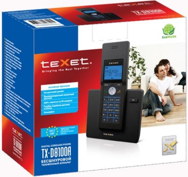 teXet TX-D8100А — новый радиотелефон