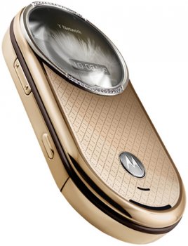 Motorola Aura Diamond Edition: золотой телефон