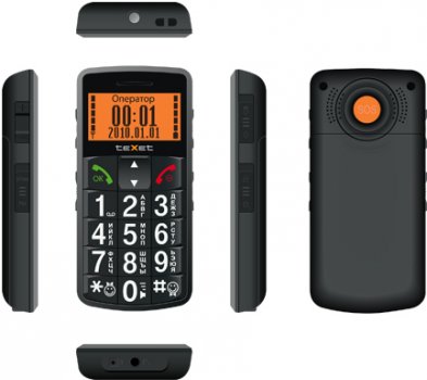 TeXet TM-B100 – телефон для пенсионеров