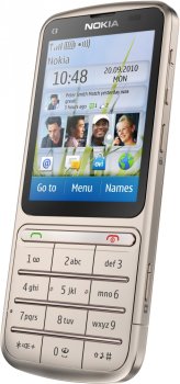Nokia C3 Touch and Type – новый сенсорный телефон