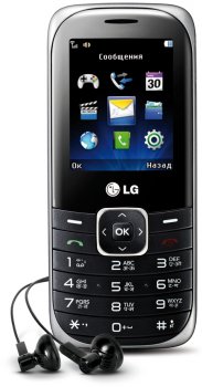 LG A160 – простой мультимедийный телефон