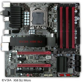 EVGA представила компактную материнскую плату с чипсетом X58