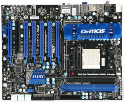 890FX-GD70: материнская плата новейшего поколения для CPU AMD