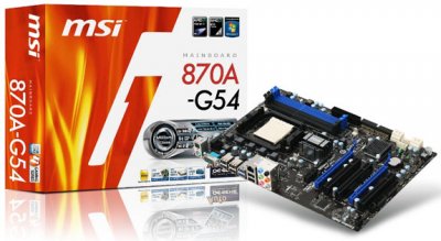 MSI готовит материнскую плату 870A-G54