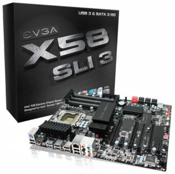 EVGA представляет плату X58 SLI3 USB 3.0/SATA 6.0
