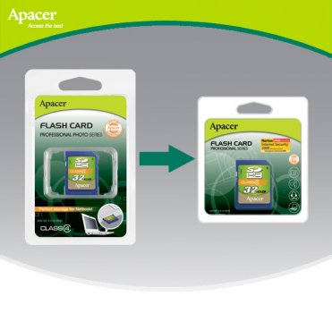 Apacer – новая экологичная упаковка