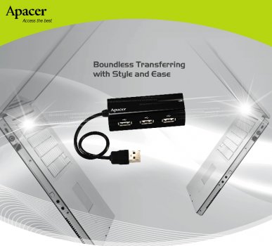Новый USB-концентратор Apacer PH250