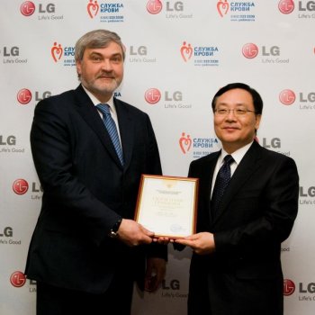 LG Electronics наградили за вклад в донорство