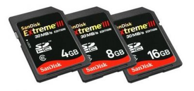 SanDisk сообщила о выпсуке карт памяти SDHC Extreme III
