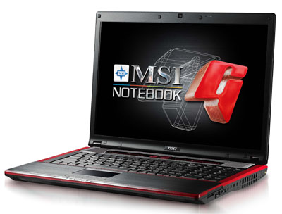MSI представила игровые ноутбуки GX400, GX630 и GT735