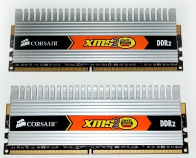 Corsair выпустила модули памяти XMS2 DHX DDR2