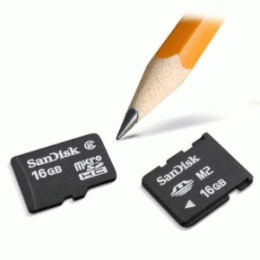 SanDisk: карты емкость 16 Гбайт скоро в продаже