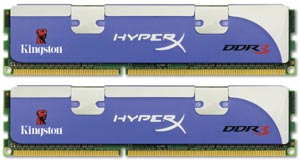 Произведены 2 ГГц модули памяти Kingston HyperX DDR3