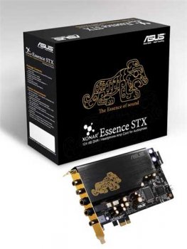ASUS Xonar Essence STX обладает соотношением сигнал/шум 124 дБ