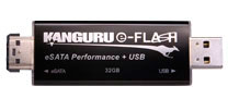 Kanguru e-Flash – USB 2.0 и eSATA флэш диск