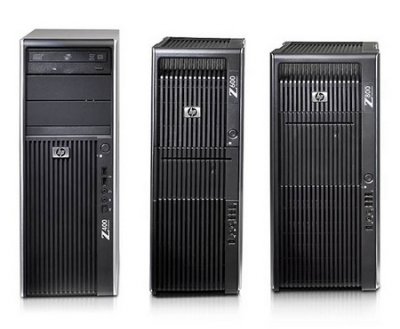 HP Z800, HP Z600 и HP Z400 – рабочие станции от HP