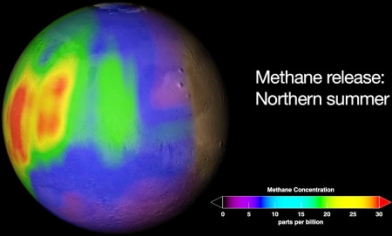На Марсе есть газ метан – бактериальный или геологический