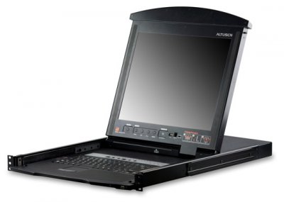 KL3116T – KVM-переключатель с сенсорным ЖК-экраном от ATEN