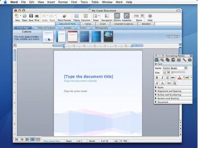 MS Office 2008 for Mac Suite – пакет офисных программ для Mac