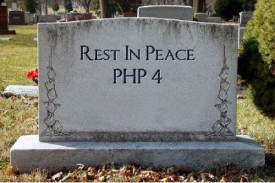 PHP 4 умер – да здравствует PHP 5!