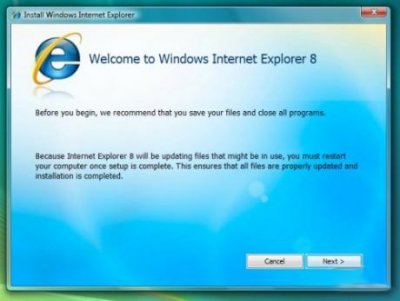 Microsoft Internet Explorer 8: вышла третья бета