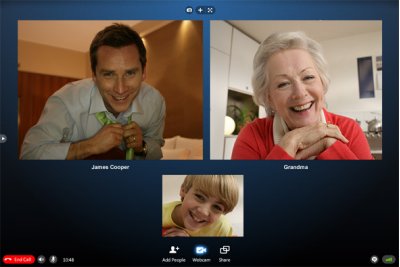 Видеочат для пятерых в последней бета-версии Skype