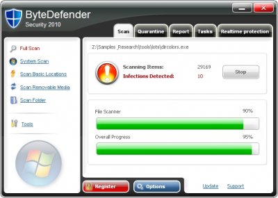 Вирус маскируется под BitDefender