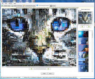 Artensoft Photo Mosaic Wizard 1.0 для создания фотомозаики