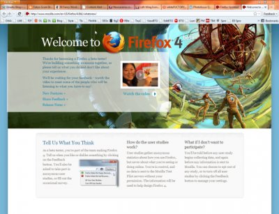 Бета-версия Firefox 4.0: новый интерфейс, новые технологии