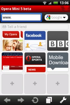 Opera Mini 5.1 для Android – финальная версия